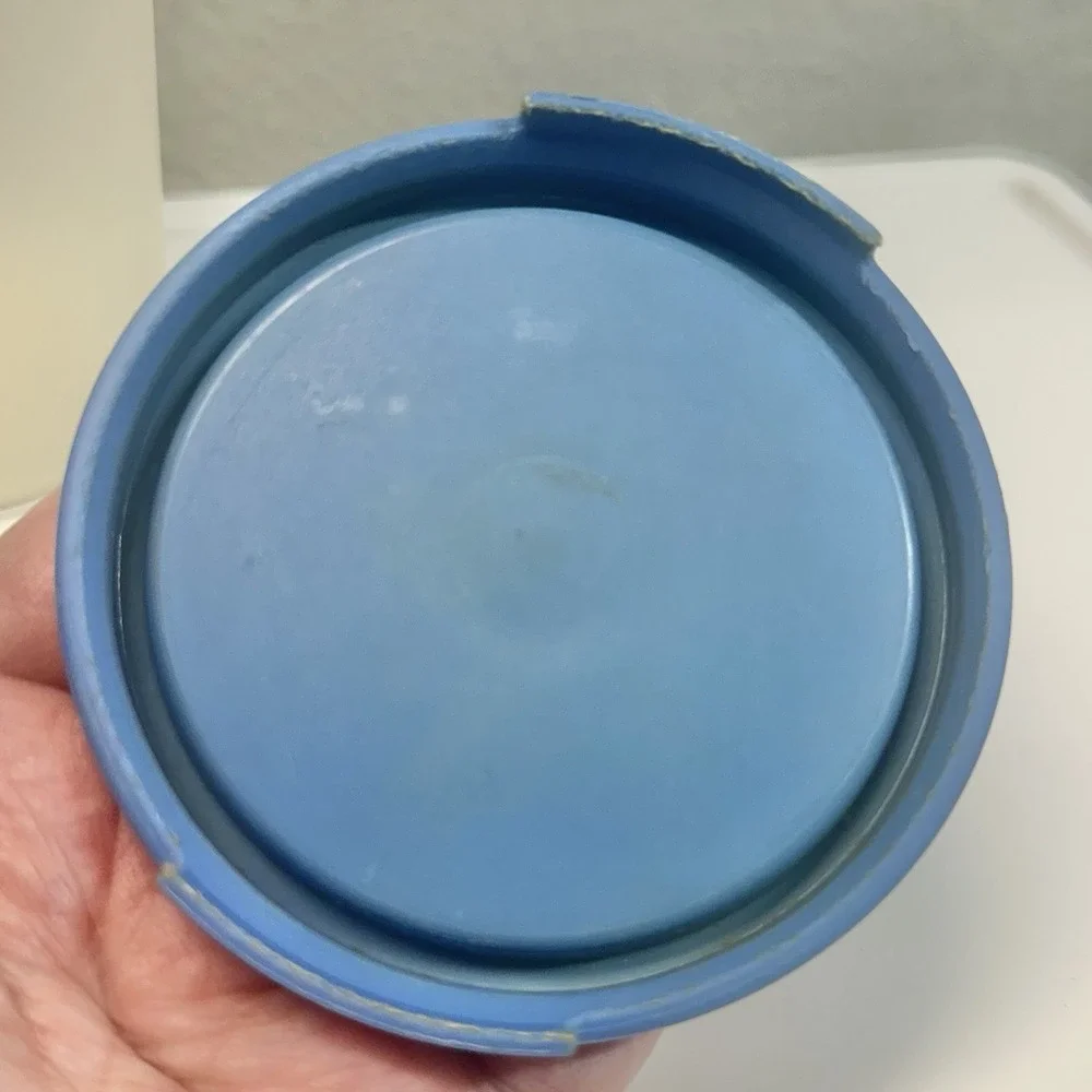 Vintage Tupperware Spaghetti Keeper 1661 Modular Mate Canister Blue Lid‎ 1607